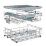 Hisense Hi6 Freestanding Dishwasher - Auto dry A-Rated Stainless Steel