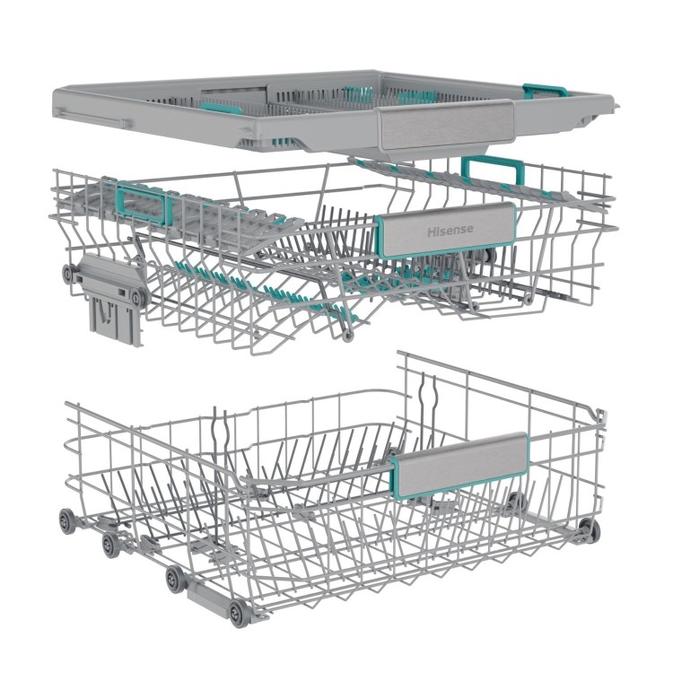 Hisense Freestanding Dishwasher - WiFi-enabled A-Rated - Silver