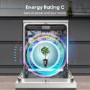 Hisense Hi6 Freestanding Dishwasher - Smart Wi-Fi, C-Rated, White