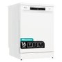 Refurbished Hisense HS673C60WUK 16 Place Freestanding Dishwasher White