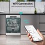 Refurbished Hisense HS673C60WUK 16 Place Freestanding Dishwasher White