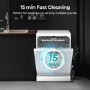 Refurbished Hisense HS673C60WUK 16 Place Freestanding Dishwasher White