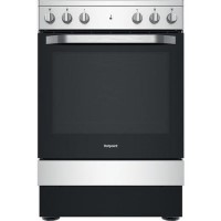 Hotpoint 60cm Electric Cooker - Silver