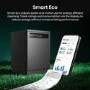 Hisense Hi9 Freestanding Dishwasher - Smart Wi-Fi A-Rated - Graphite