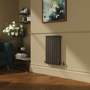 Sorrento Russet Horizontal Oval Designer Radiator 600x413mm Single Panel 1103 BTU