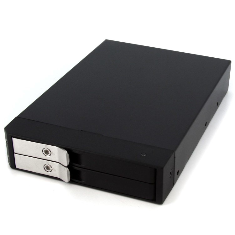 StarTech.com 3.5in Trayless Hot Swap SATA Mobile Rack for Dual 2.5in Hard Drives