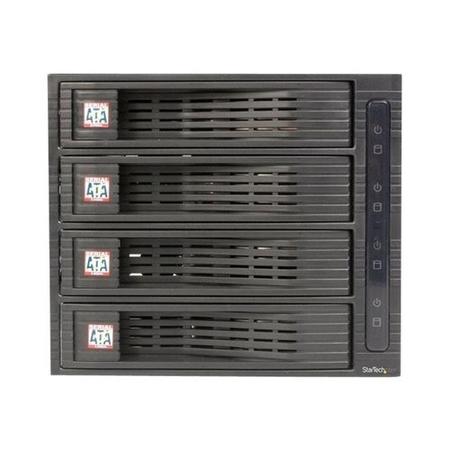 StarTech 4 Drive 3.5in Trayless Hot Swap SATA Mobile Rack Backplane