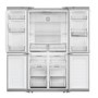 Hoover H-Fridge 700 563 Litre Four Door American Fridge Freezer - Silver