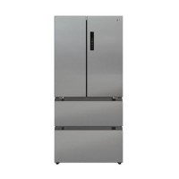 Hoover 436 Litre French Style American Fridge Freezer - Silver