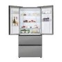 Hoover 436 Litre French Style American Fridge Freezer - Silver