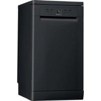 Refurbished Hotpoint HSFE1B19BUK 10 Place Freestanding Dishwasher Black