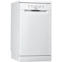 Refurbished Hotpoint HSFE1B19UKN Slimline 10 Place Freestanding Dishwasher White