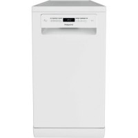 Refurbished Hotpoint 3D Zone Wash Freestanding Slimline Dishwasher - White
