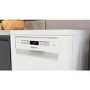 Refurbished Hotpoint 3D Zone Wash Freestanding Slimline Dishwasher - White