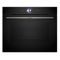 Bosch Series 8 Electric Single Oven With Steam Function - Black