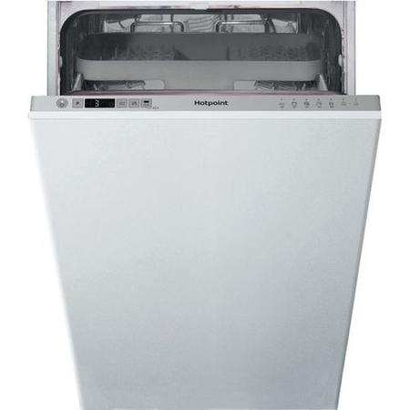 Hotpoint Integrated Slimline Dishwasher – 3D Zone Silver Control Panel