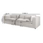 ALMOST PERFECT - Beige Boucle 4 Seater Sofa - Hudson