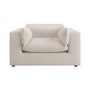 Beige Boucle 4 Seater Sofa and Love Seat Set - Hudson