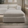 Beige Boucle Footstool - Hudson
