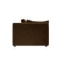 Chocolate Brown Velvet 3 Seater Sofa - Hudson 
