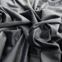 Charcoal Grey Velvet Foostool - Hudson