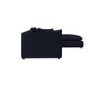 Navy Blue Velvet 4 Seater Reversible Chaise L-Shape Corner Sofa - Hudson