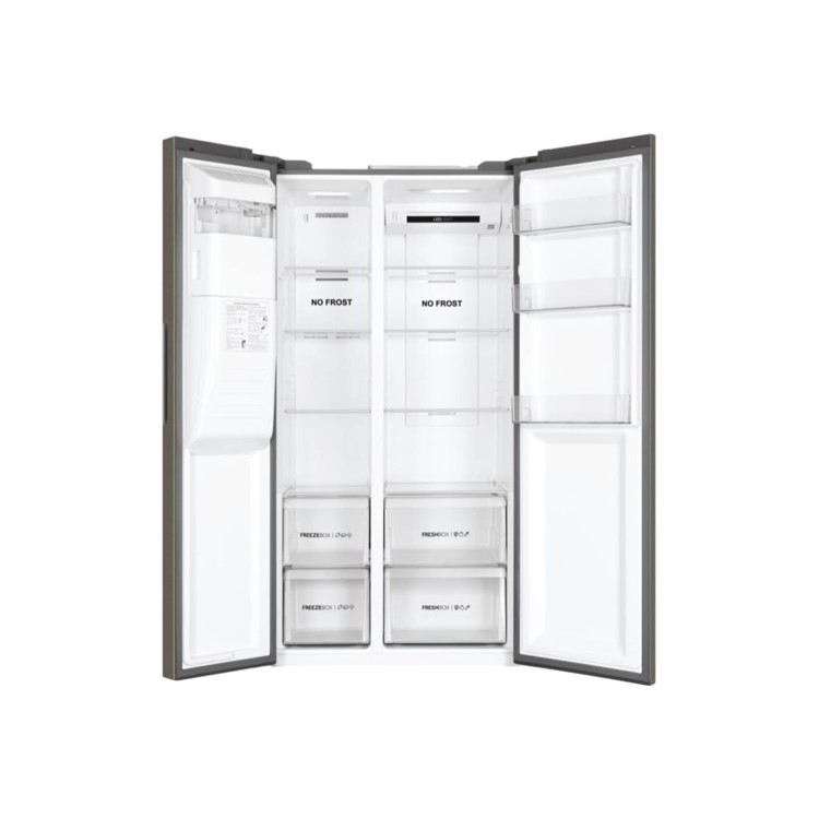 Refurbished Haier HSR3918ENPG 504 Litre Frost Free American Fridge Freezer