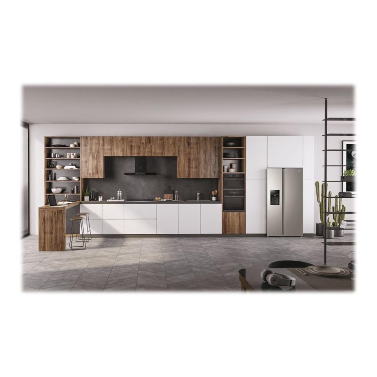 Refurbished Haier HSR3918ENPG 504 Litre Frost Free American Fridge Freezer