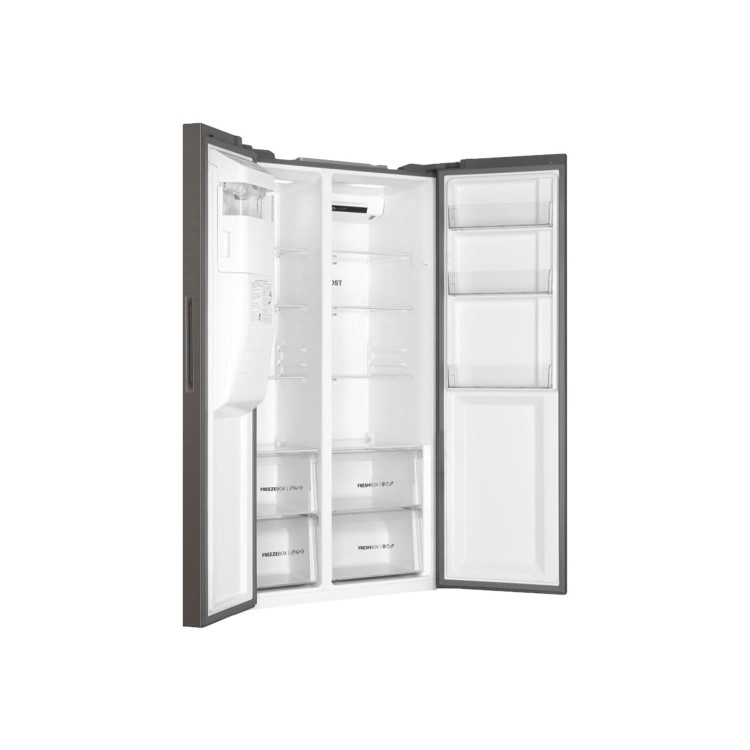 Refurbished Haier HSR3918ENPG 504 Litre Frost Free American Fridge Freezer