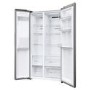 Refurbished Haier Series 5 HSR5918DIMP Freestanding 511 Litre Frost Free American Fridge Freezer Stainless Steel