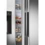 Refurbished Haier Series 5 HSW59F18DIMM Freestanding 601 Litre Frost Free American Fridge Freezer Stainless Steel