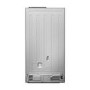 Refurbished Haier Series 5 HSW59F18DIMM Freestanding 601 Litre Frost Free American Fridge Freezer Stainless Steel