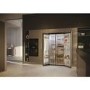 Refurbished Haier Series 5 HSW59F18DIMM Freestanding 601 Litre Frost Free American Fridge Freezer Stainless Steel