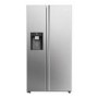 Refurbished Haier Series 5 HSW59F18DIMM Freestanding 601 Litre Frost Free American Fridge Freezer Stainless Steel