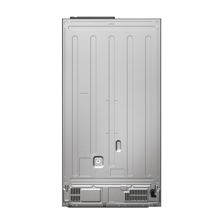 Refurbished Haier SBS 90 Series 5 HSW59F18EIPT 601 Litre Frost Free American Fridge Freezer Black