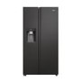 Refurbished Haier SBS 90 Series 5 HSW59F18EIPT 601 Litre Frost Free American Fridge Freezer Black