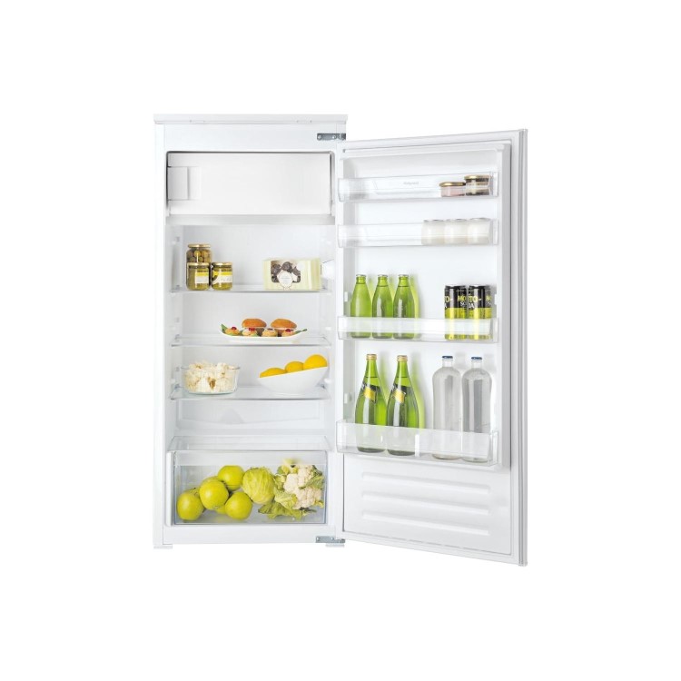 HOTPOINT HSZ12A2D 192 Litre Integrated In Column Fridge 122cm Tall with Ice Box 54cm Wide - White