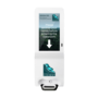 Hygiene Tech Floor Standing Digital signage screen with hand sanitiser - plug and play USB