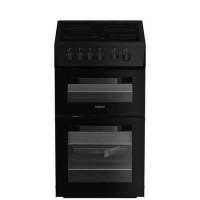 Hotpoint 50cm Electric Cooker - Black Hotpoint 50cm Electric Cooker - Black