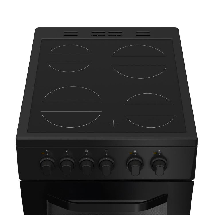Hotpoint 50cm Electric Cooker - Black