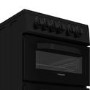 Hotpoint 50cm Electric Cooker - Black