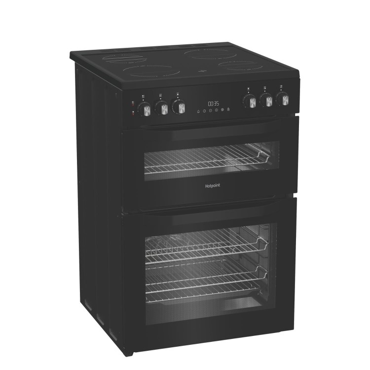Hotpoint 60cm Electric Cooker - Black