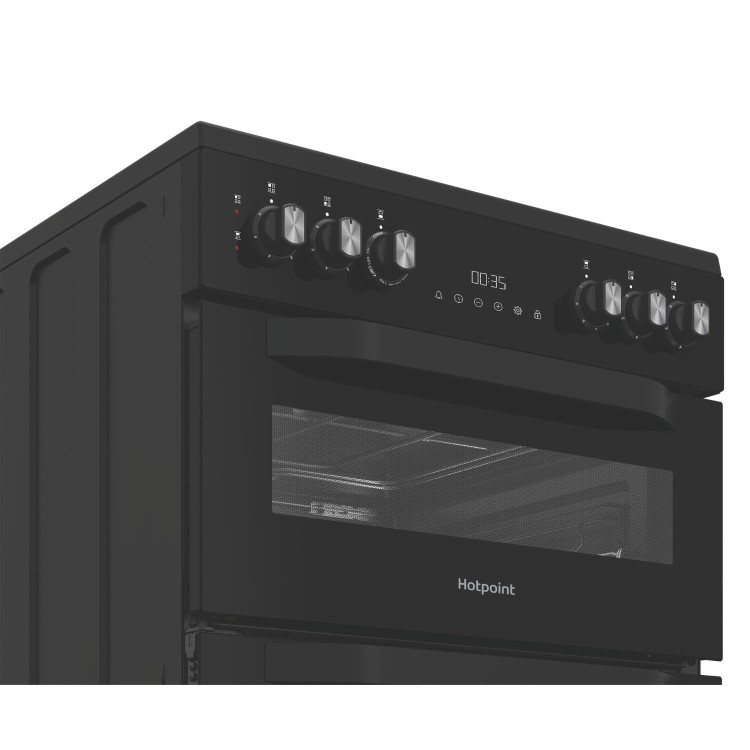 Hotpoint 60cm Electric Cooker - Black