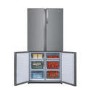 Haier HTF-452DM7 Four Door American Fridge Freezer Stainless Steel