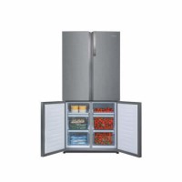 Haier HTF-452DM7 Four Door American Fridge Freezer Stainless Steel