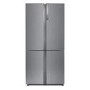 Refurbished Haier HTF-452DM7 Freestanding 452 Litre 70/30 Frost Free American Fridge Freezer Stainless Steel