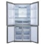 Haier HTF-452DM7 Four Door American Fridge Freezer Stainless Steel