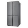 Haier HTF-452DM7 Four Door American Fridge Freezer Stainless Steel