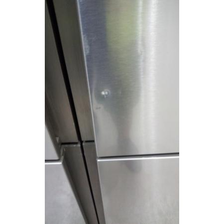 Refurbished Haier HTF-610DM7 Freestanding 712 Litre 70/30 Frost Free American Fridge Freezer Stainless Steel