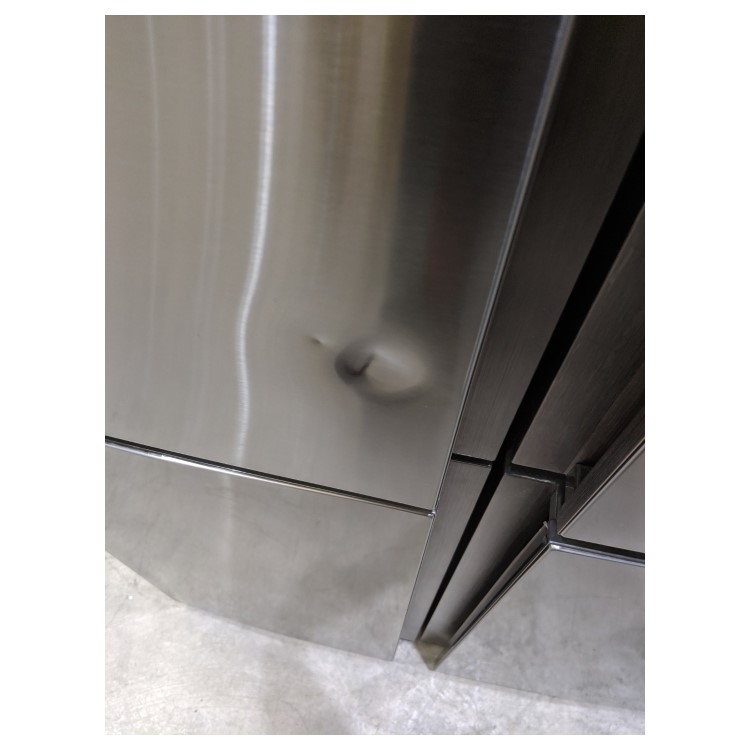 Refurbished Haier HTF-610DSN7 Freestanding 610 Litre 70/30 American Fridge Freezer Black
